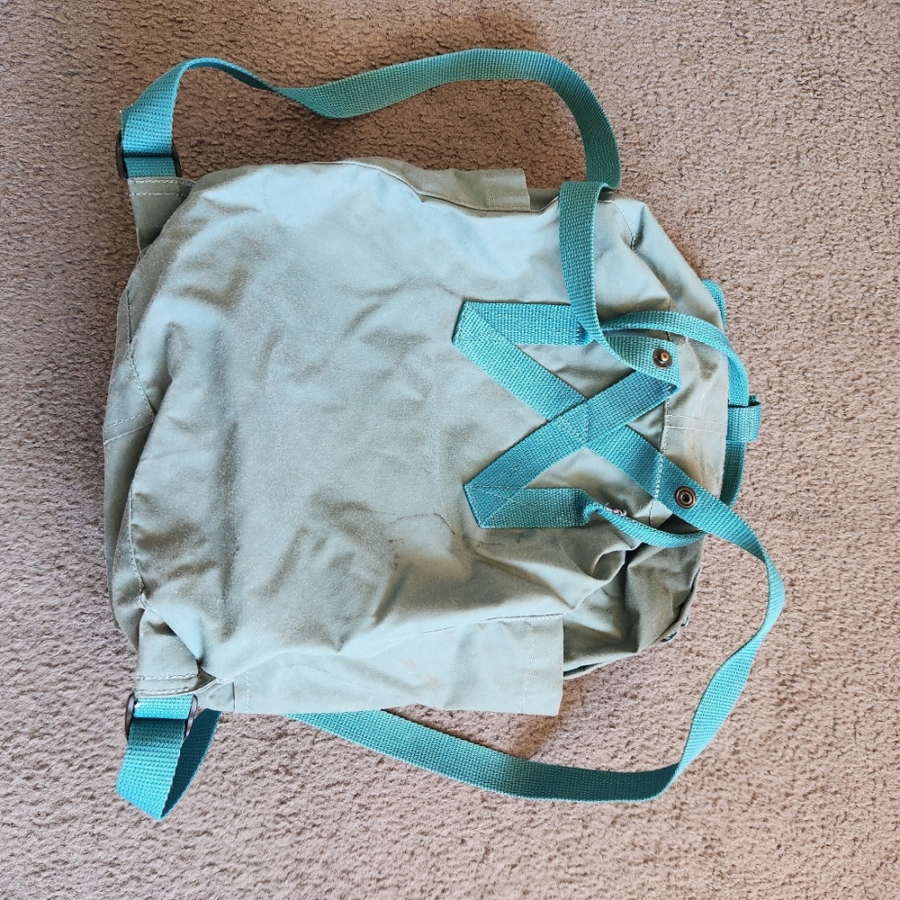 FJALLRAVEN Kanken Mini Backpack Teal Day Pack School College Swedish - Picture 5 of 12